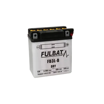 Motobaterie Konvenční motocyklová baterie FULBAT FB3L-B (YB3L-B) Včetně balení kyseliny