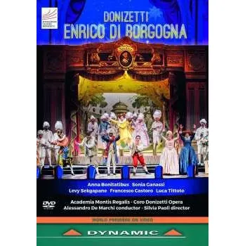 Zahraniční hudba DVD Gaetano Donizetti: Enrico Di Borgogna 2019