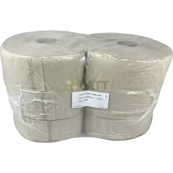 Toaletní papír Jumbo průměr 280mm, 1vrstvý, 6ks/bal., recykl