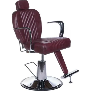 Kadeřnické křeslo Barber křeslo OLAF BH-3273 - višňové