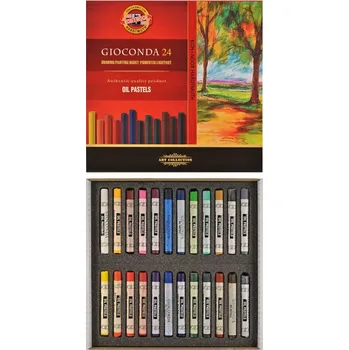 Výtvárné potřeby Koh-i-noor sada olejových uměleckých kříd Gioconda 24 ks