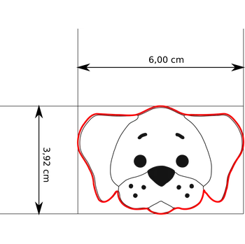 Vykrajovátko Naše Vykrajovátko Pes Vykrajovátko