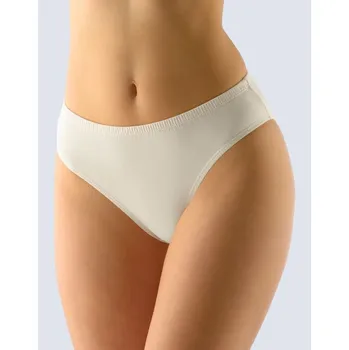 Kalhotky Dámské kalhotky Gina 10206P žlutobílá L/XL