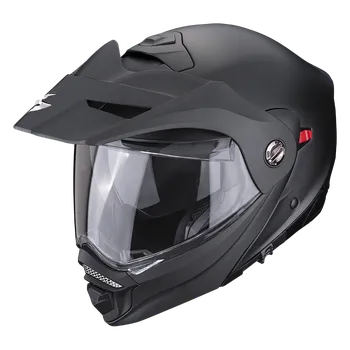 Helma na motorku Výklopná helma Scorpion ADX-2 solid (perleťově černá matná), vel. L