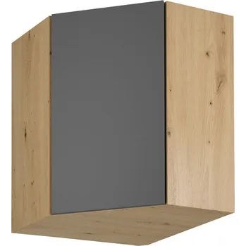 Kuchyňská skříňka Tempo Kondela Horní skříňka, dub artisan/šedý mat, LANGEN G60N