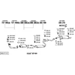 střední tlumič výfuku Bosal 282-409