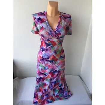 Dámské šaty dámské šaty, Barva Růžová, Velikost XXL 48, Materiál 96% Viskoza 4% Lycra