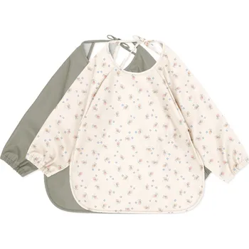 Bryndák Konges Slojd Konges Sløjd Pogumovaný bryndák 2 ks Brise D'ete Konges Sløjd 2 Pack Dinner Bib With Sleeves