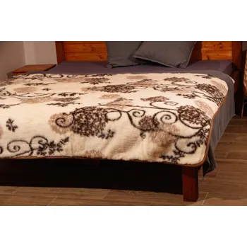 přikrývka Wooline Vlněná přikrývka oboustranná 135x200 cm, bodlák Dostupné do vyprodání zásob!