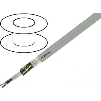 elektrický kabel HELUKABEL Kabel licna Cu 18G0,5mm2 šedá PUR 300/500V