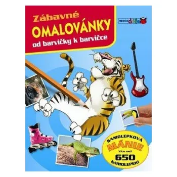 omalovánky ZÁBAVNÉ OMALOVÁNKY OD BARVIČKY K BARVIČCE 50%SLEVA