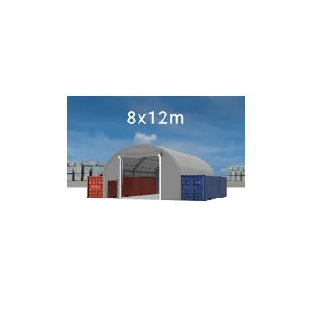 Zahradní stan Kontejnerový stan 8x12m střecha PVC 720 g/m2