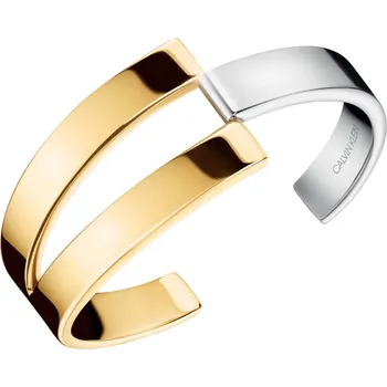 Módní doplněk Calvin Klein Pevný bicolor náramek Truly KJ8JJF20010 5,4 x 4,3 cm - XS + 2 měsíce na vrácení zboží