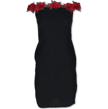 Dámské šaty D2613 Ema Móda barva: černá, velikost: S