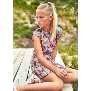 Dívčí šaty dívčí letní overalové šaty Mayoral 6983-3 velikost 140