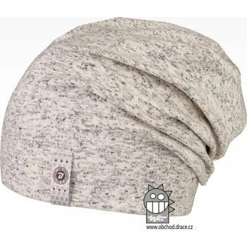 Čepice Bavlněná čepice Dráče - Alan 15, šedá / melír Barva: Šedá, Velikost: 50-52