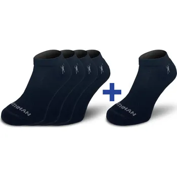 Pánské ponožky Northman Bjorn 4+1 Velikost: 36-38 Černé Sportovní Bavlněné Ponožky (sada)