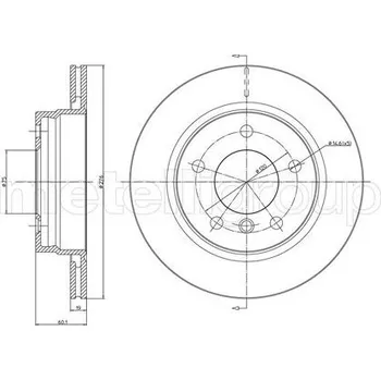 Brzdový kotouč Brzdový kotouč METELLI 23-0450C
