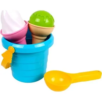 Hračka na písek Teddies Sada na písek kbelík + formičky zmrzlina