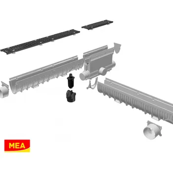 MEARIN Expert 100 žlab bez spádu 1m 140058