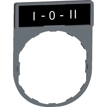 Stykač SCHNEIDER ELECTRIC SCHNEIDER Nosič štítků ZBY2186C0 s popisem ZBY2186C0