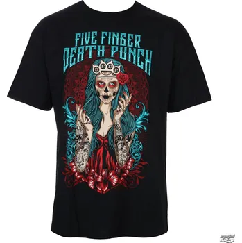 Pánské oblečení Tričko metal pánské Five Finger Death Punch - Lady Muerta - ROCK OFF - FFDPTS18MB