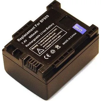 TopTechnology Baterie Canon BP-809 800mAh Li-Ion 7,2V neoriginální příslušenství pro digitální videokamery