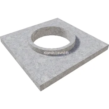 Komín Deska krycí lehčený beton 160mm