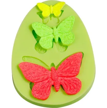 Jedlá dekorace na dort Silikonová formička Motýli