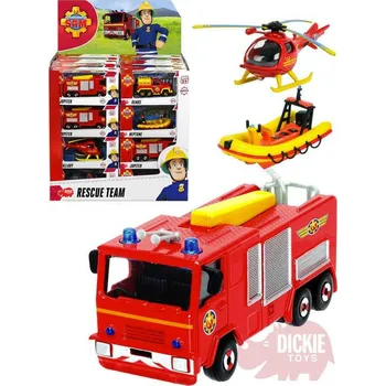Hračka Dickie Auto Požárník Sam kovové 1:64 různé druhy záchranné složky