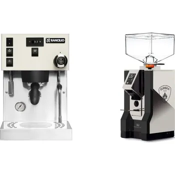 Kávovar Rancilio Silvia PRO X, white + Eureka Mignon Perfetto, NX black
