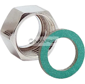 Vodovodní potrubí Eurotis Matice TFA G 1" x 20 mm (1") s těsněním pro vodu, topení, solar, 43429