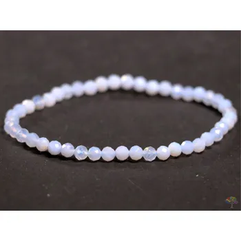 Náramek Magieprirody.cz Náramek Chalcedon - 4 mm - fazetovaný #321 - z přírodních kamenů