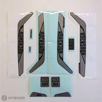 Vidlice na kolo Rock Shox DECAL KIT RBA 26/27.5/29 (Silver/Black)
