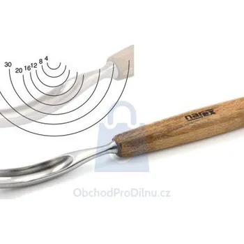 Dláto Dláto řezbářské prohnuté profil 9, PROFI, 12 mm