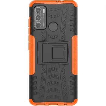 Příslušenství pro tablet VSECHNONAMOBIL 34690 STAND Extra odolný obal Motorola Moto G60 oranžový