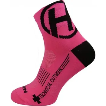 Cyklistika ponožky HAVEN LITE SILVER NEO 2páry růžové (ponožky HAVEN LITE SILVER NEO 2páry růžové)