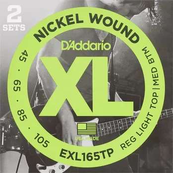 Struna pro kytaru a smyčcový nástroj D'Addario EXL165TP + prodloužená záruka 3 roky