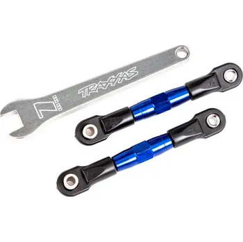 RC vybavení Traxxas ojnička zadní stavitelná hliníková modře eloxovaná (2) (pro Drag Slash)