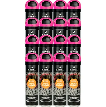 Barva ve spreji Značkovací sprej fluorescenční TRACK Marker - růžový Soppec sprej Track Marker balení 12x500ml