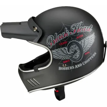 Cyklistická přilba přilba BLACK HEART - Retron - Angerwheel Black - BLACK - XL