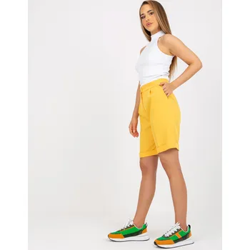 Dámské kraťasy Dámské šortky BR SN 102 tmavě žluté 36