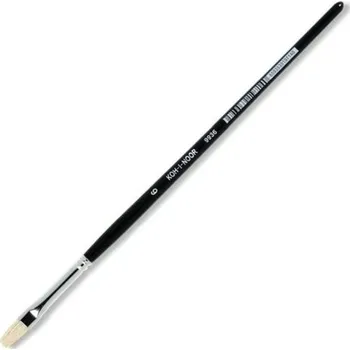 Umělecký štětec Štětec plochý s dřevěnou násadkou, č. 6