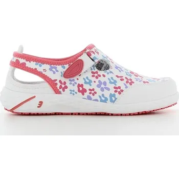 Dámská zdravotní obuv OXYPAS Dámská pracovní antistatická obuv LINA - Růžový květ Velikost: 39