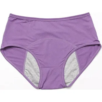 Kalhotky Dámské menstruační kalhotky vel. L-5XL Barva: Fialová, Velikost: 3XL