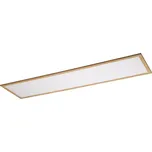 Rabalux 6909 ALMOND - LED obdelníkové svítidlo na strop v imitaci dřeva, LED 40W, 4000K, 120 x 30cm (Moderní stropní svítidlo v imitaci bukového dřeva)
