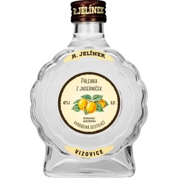 Pálenka R. Jelínek Rudolf Jelínek Moravská jadernička budík 0,7l