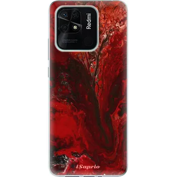 Pouzdro na mobilní telefon Odolné silikonové pouzdro iSaprio - RedMarble 17 - Xiaomi Redmi 10C