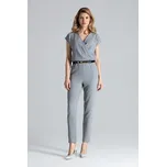 Overal s obálkovým výstřihem M397 Grey Velikost: S