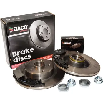 Brzdový komplet Brzdy kotouče a desky zadní s ložiskem RENAULT LAGUNA II - DACO